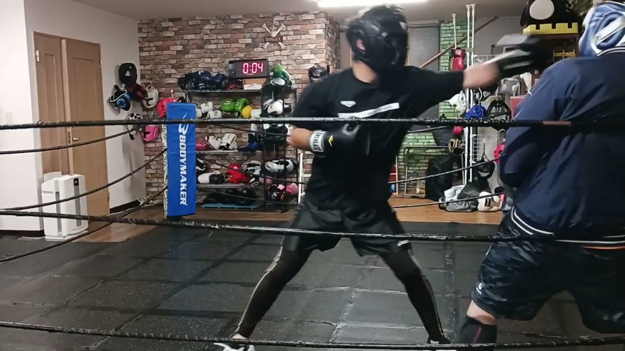 30代同士のスパーリング　