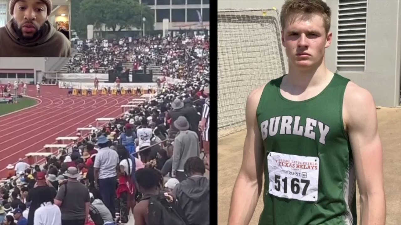 HIGH SCHOOLER Runs 10.18 At Texas Relays! Gatlin Bair is FAST. Mathew Bolings twin