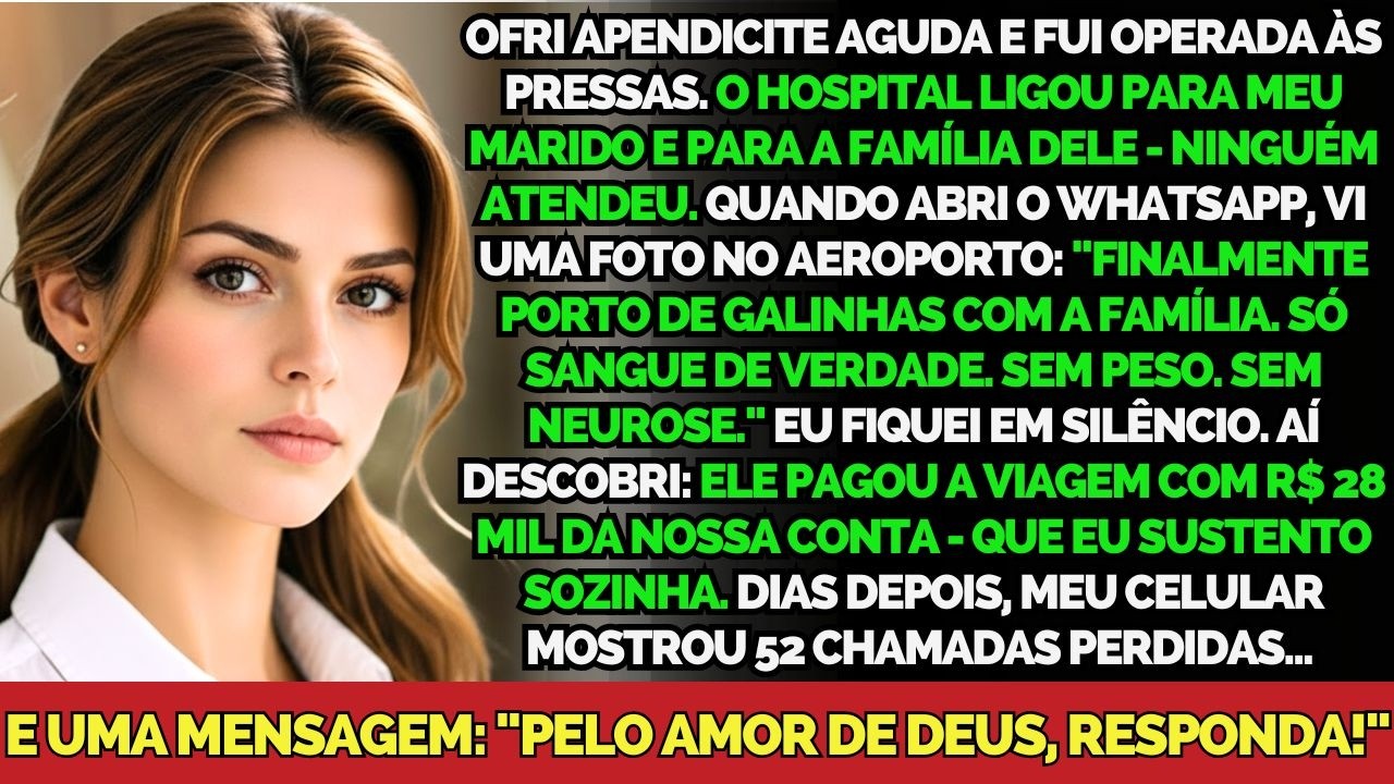 Tive Apendicite Aguda... E Eles Foram Pra Porto De Galinhas. 52 Ligações Depois: 