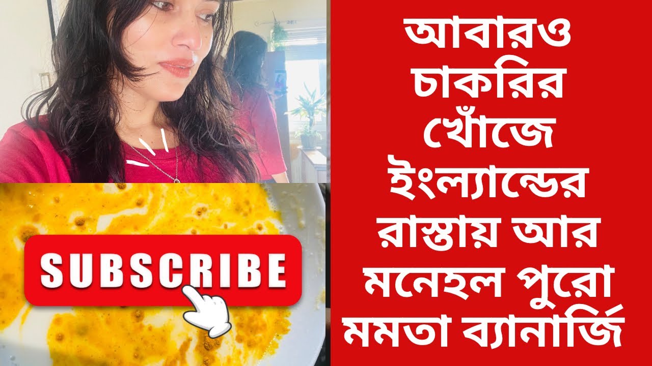 আবারও ইংল্যান্ডের রাস্তায় চাকরির খোঁজে, ওদিকে মমতা ব্যানার্জির মতো লাগলো । UK Job Hunt Vlog 🇬🇧