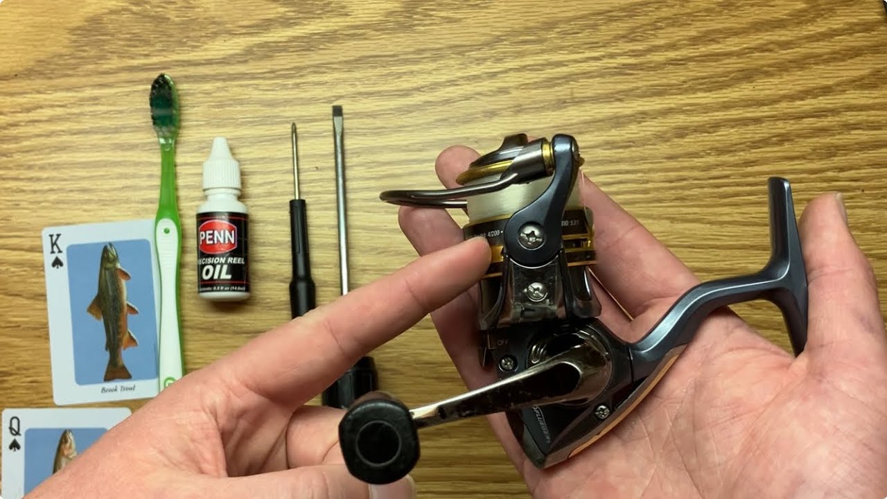 How to Fix a Bail Spring on a Spinning Reel & Reel Oil Application