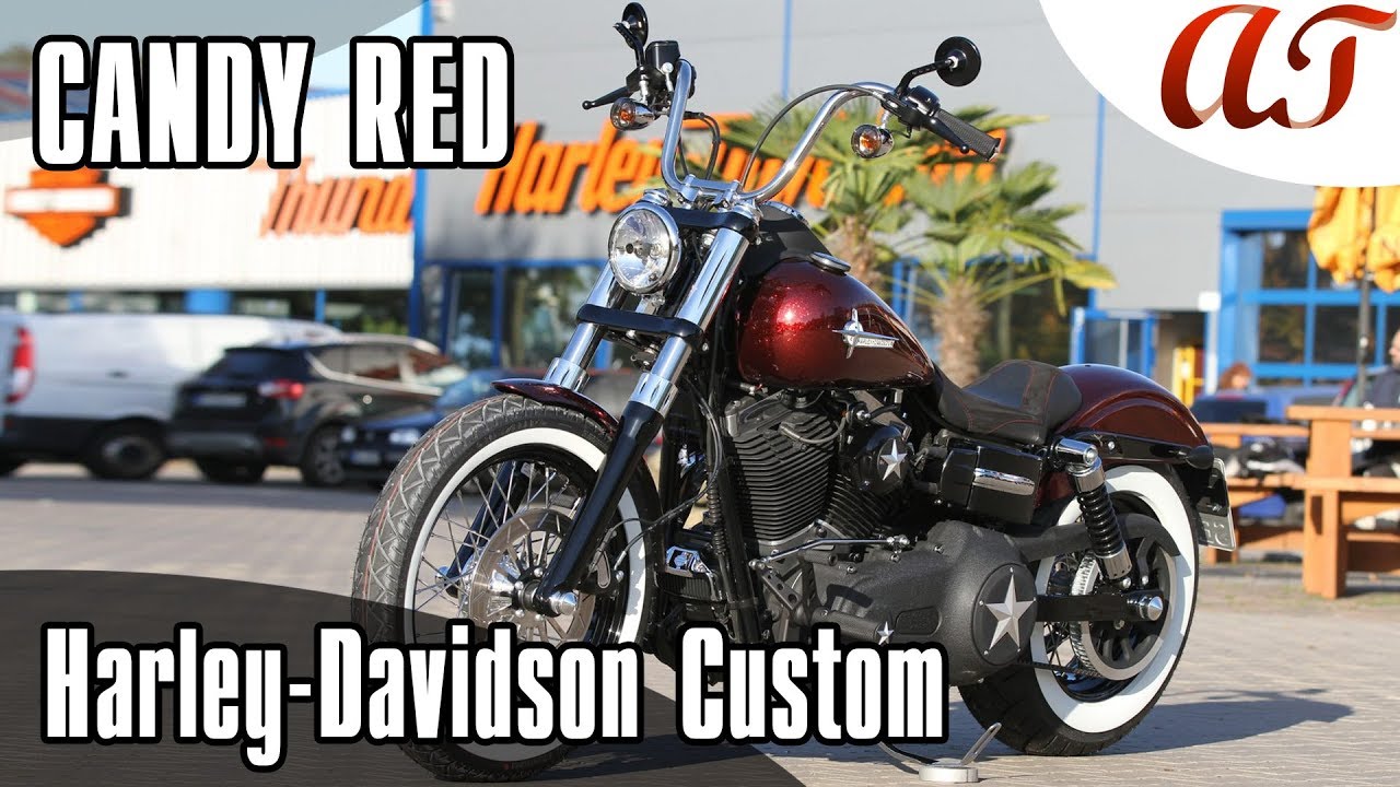 Harley-Davidson STREET BOB Custom: CANDY RED * A&T Design