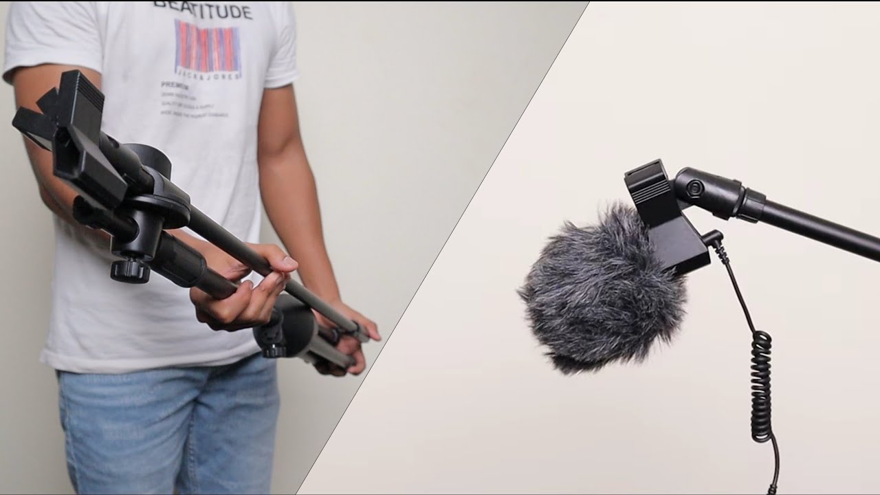 Powerpak MS-1001 3 Leg Boom Microphone Stand│Unboxing and setup (No Talking)
