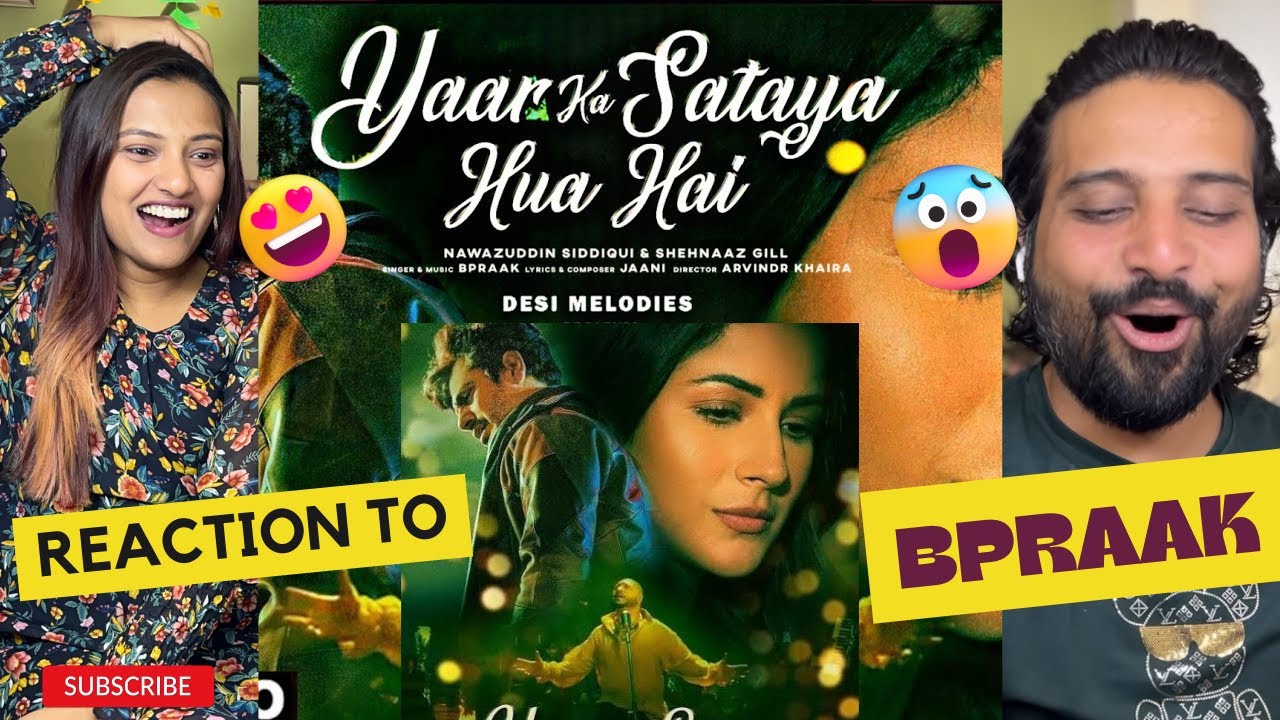 REACTION on B Praak | Yaar Ka Sataya Hua Hai | B Praak | Nawazuddin Siddiqui  @FunkieCoupleVlogs ​