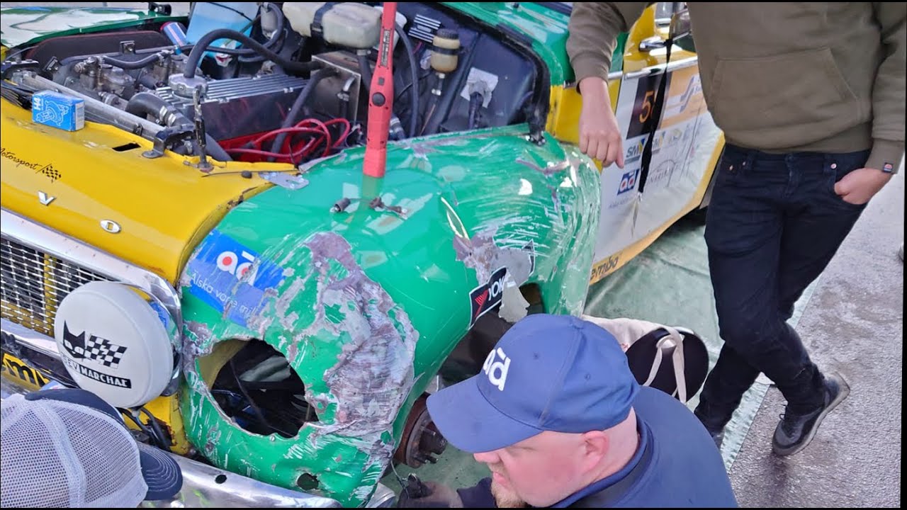 OTÄCK RULLNING! PV:n BLIR DEMOLERAD - Kommer vi kunna fortsätta? South Swedish Rally 2022 Dag 1