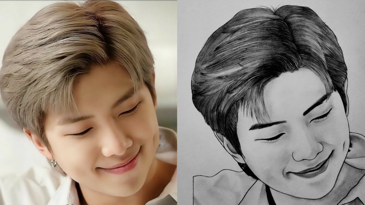 How to draw BTS RM step by step 2 | Drawing Tutorial | YouCanDraw