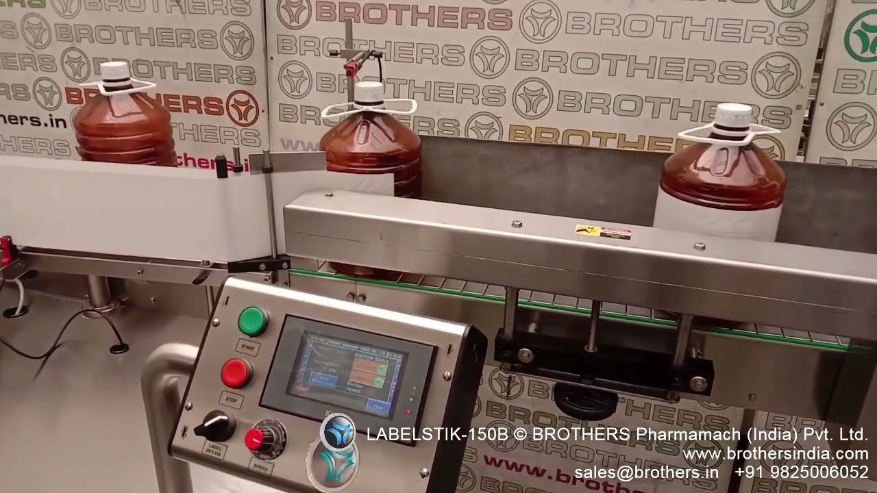Wrap around Labelling, Labelling Machine, Big Container Labelling Machine
