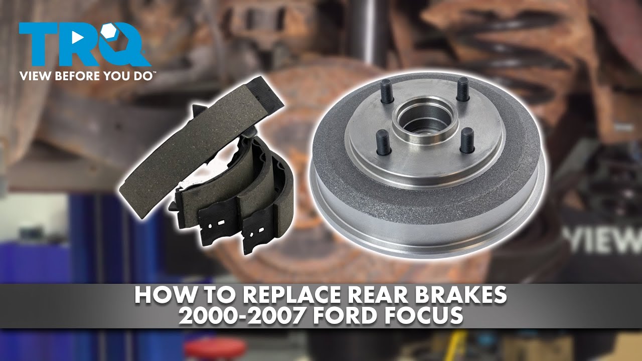 Как заменить задние тормоза Ford Focus 2000-2007