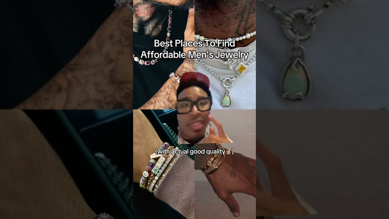 Best Places To Find Affordable Men&rsquo;s Jewelry#mensjewelry #mensfashion #jewelry #streetwearfashion