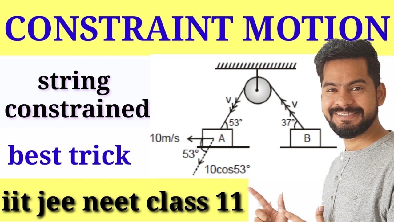 12 constraint  motion | best trick  | IIT JEE-NEET class 11