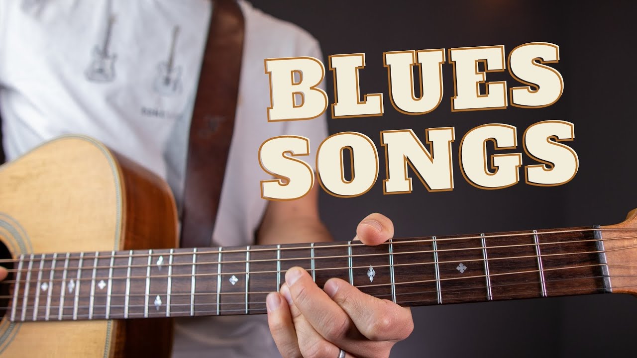 3 einfache Blues-Gitarren Lieder