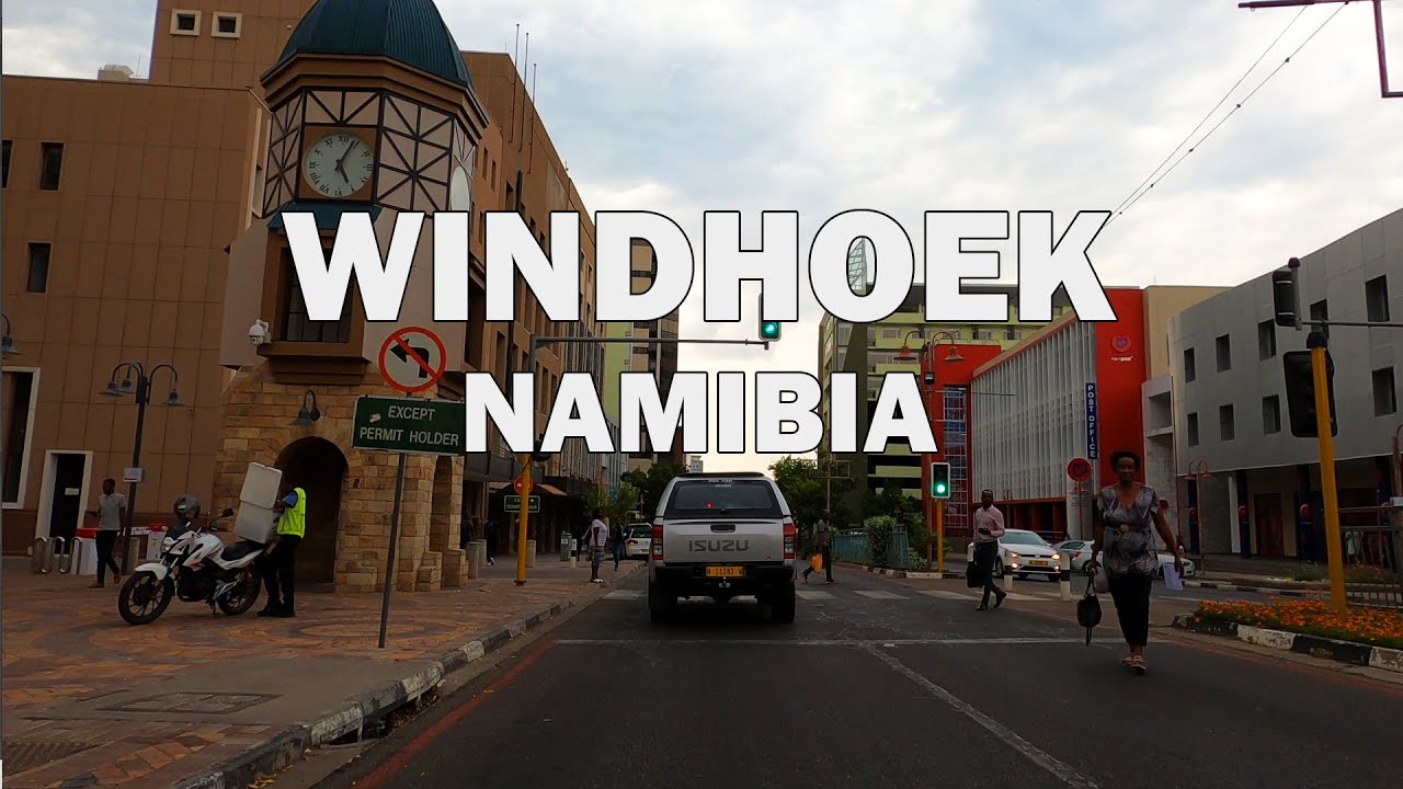 Windhoek, Namibia - Driving Tour 4K
