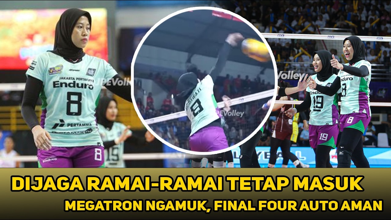 Pecah Tangis, Pemain Asing JPE mengakui, Mega Muncul Jadi Penentu Final Four
