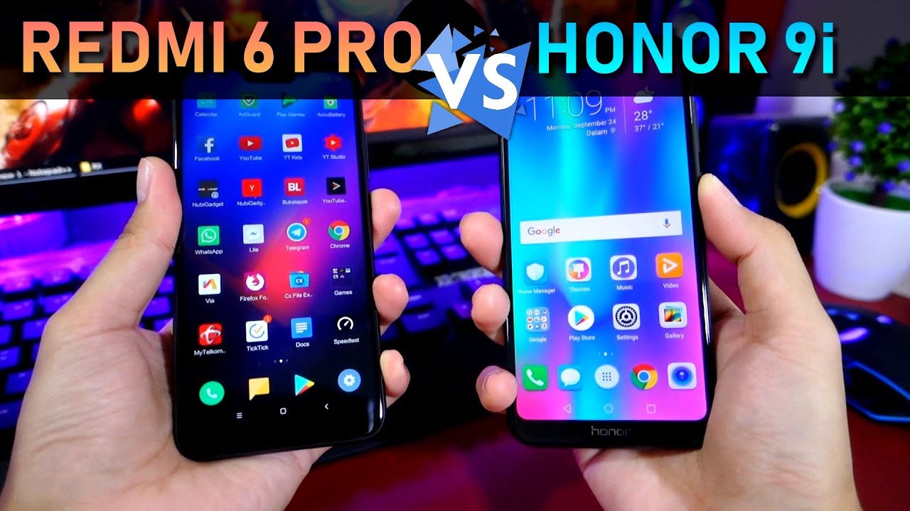 Perbandingan Redmi 6 Pro vs Honor 9i, Desain dan Performa