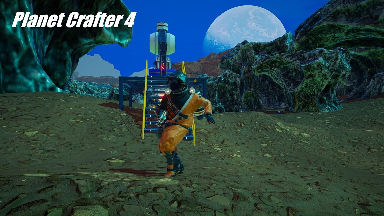 Meteors raining down and rockets launching! Planet Crafter Episode 4