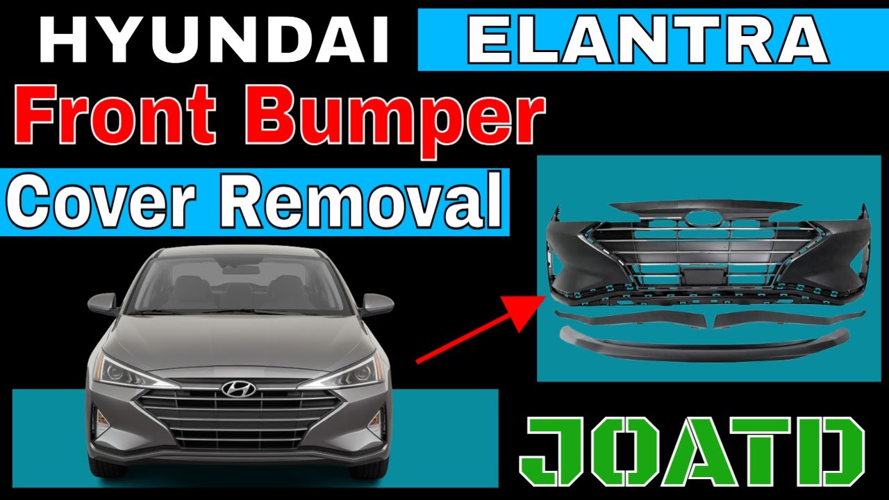 Hyundai Elantra SEL (2018 - 2020) Front Bumper Cover Removal (JOATD)
