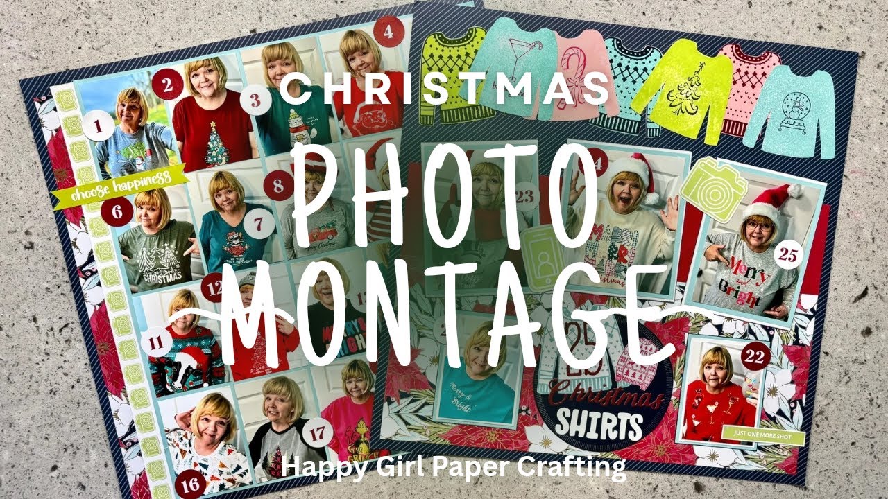 Christmas Scrapbooking tutorial | Traditions of Christmas DSP | Sweater Weather Stamp-ON SALE