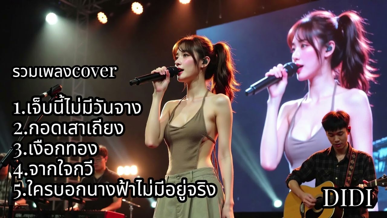 รวมเพลงcover เพราะๆ | เจ็บนี้ไม่มีวันจาง - กอดเสาเถียง - เงือกทอง | Didi official 