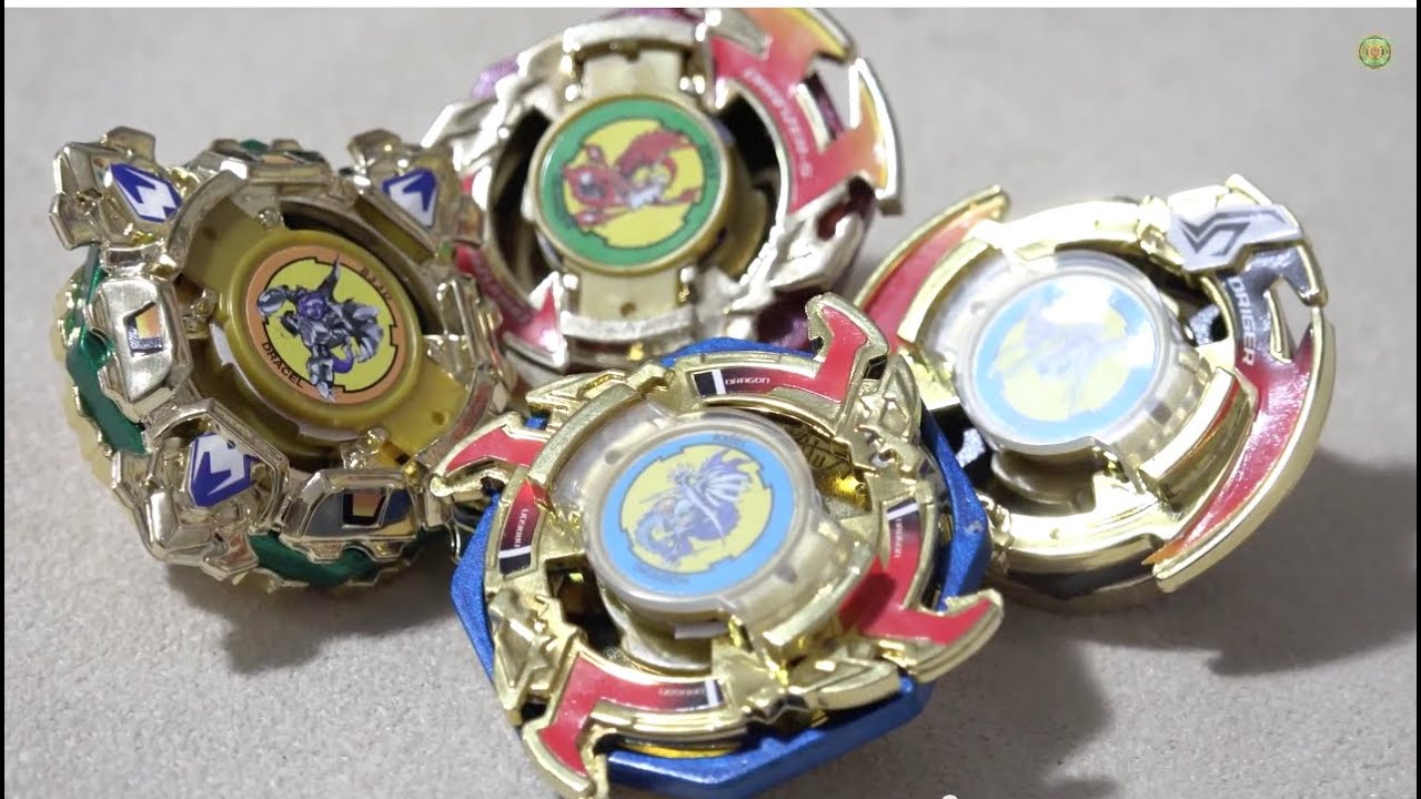 Beyblade DELUXE GOLD SET Unboxing & Review (Sonokong Top Blade) - Beyblade Plastic Generation