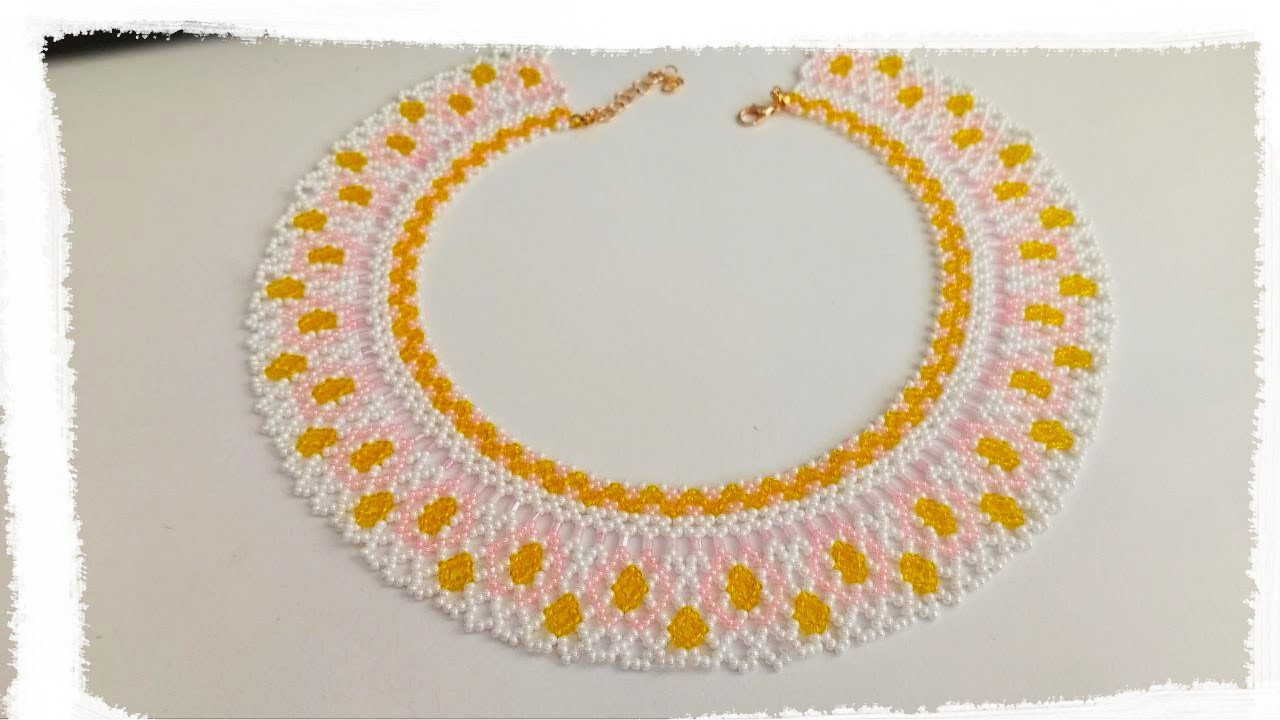 DIY Delicate Beaded Necklace 💖 DIY Jewelry Tutorial