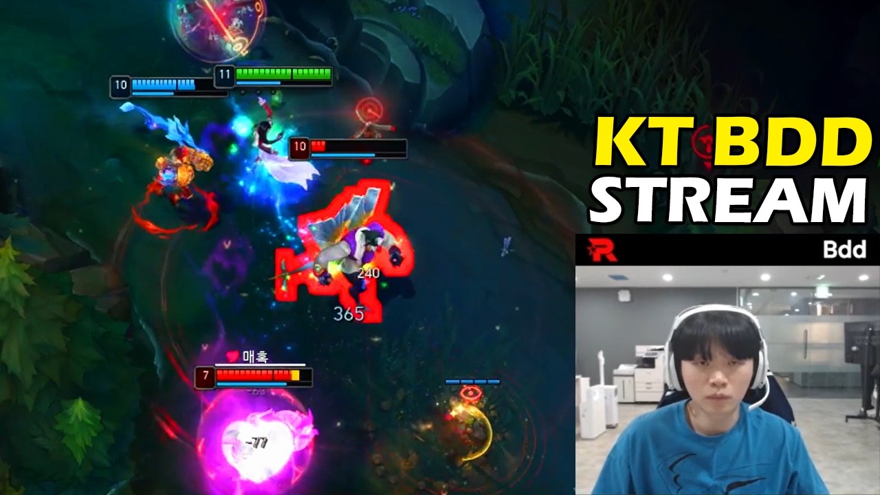 KT BDD Stream Ahri Crushing KR Challenger Galio Mid