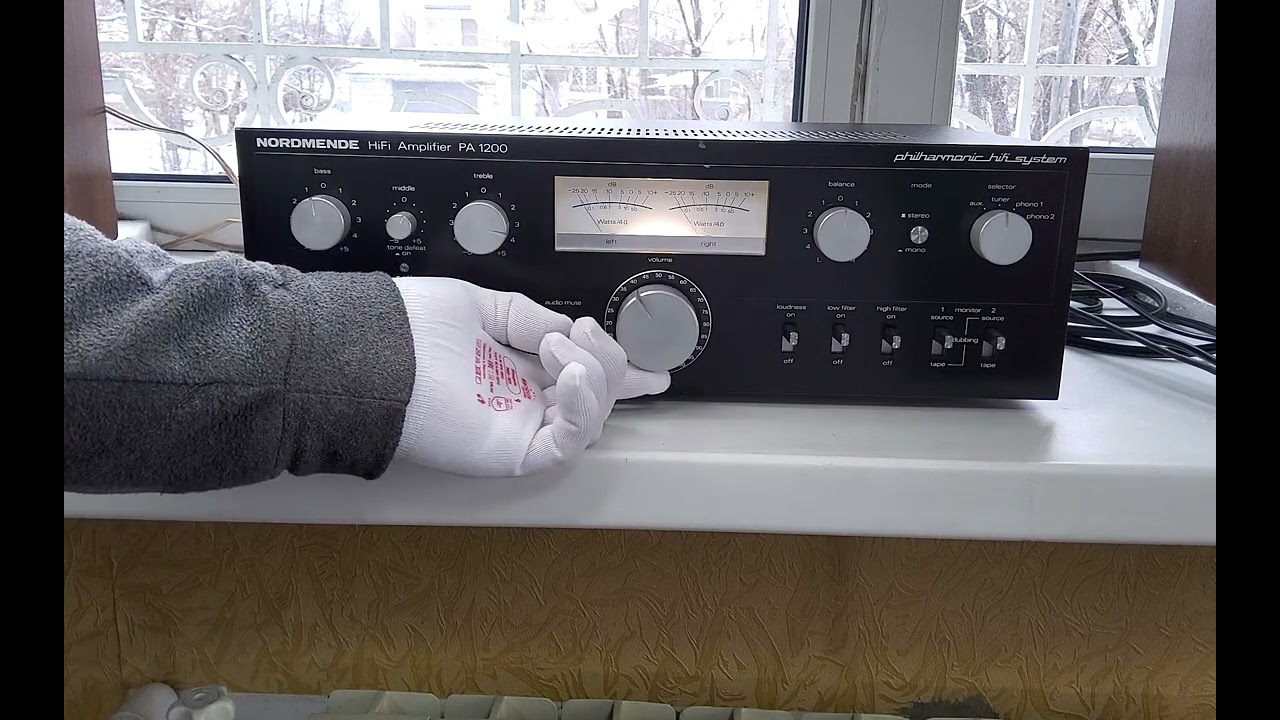 Демонстрация работы NordMende PA-1200