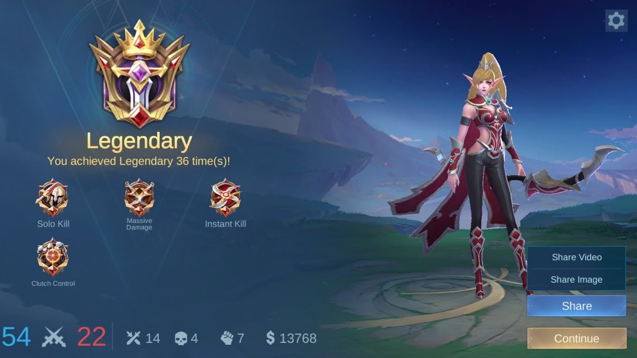 Cara pakai Miya begini bukan? Maklum pertama kali pakai marksman [Mobile Legend Bang Bang]