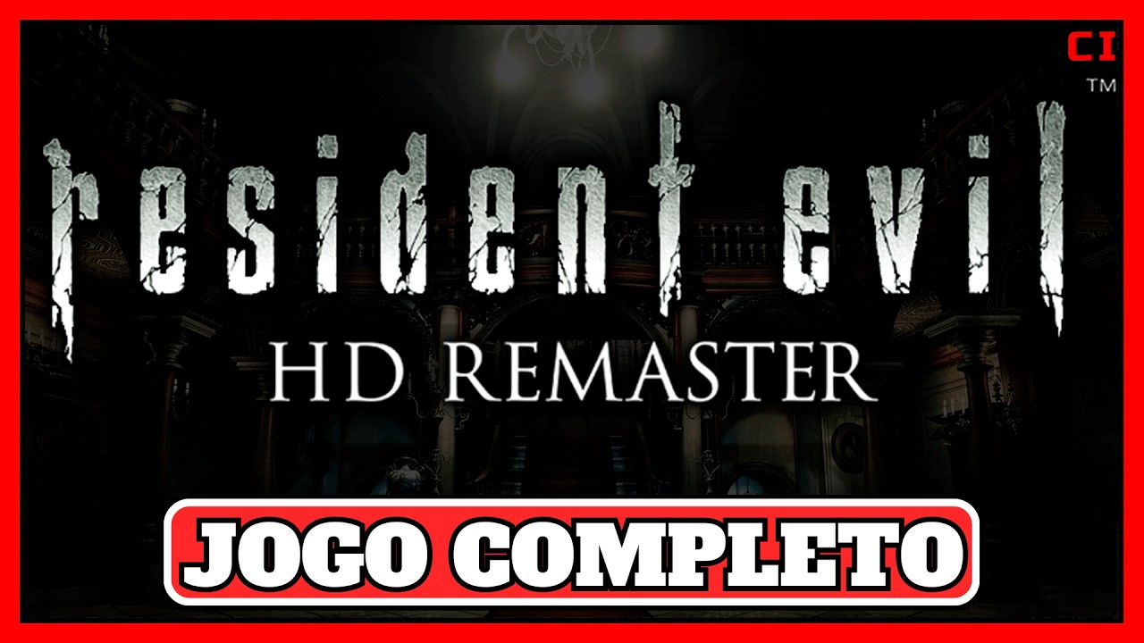 RESIDENT EVIL 1 HD JOGO COMPLETO: Gameplay Sem Coment&aacute;rios DUBLADO em PT-BR do Inicio ao Fim!