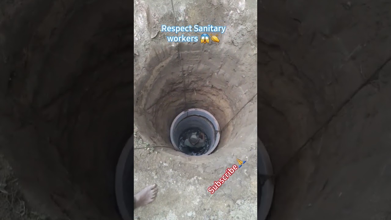 Respect sanitary workers😱👏#amazing #skills
