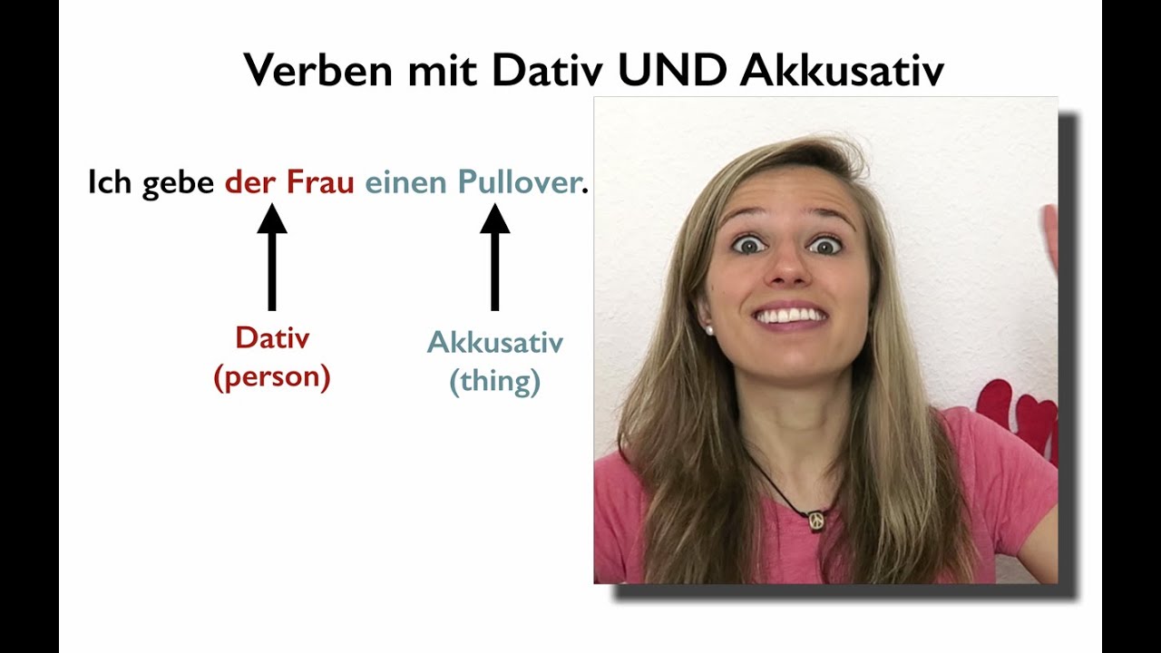 Verbs with Accusative AND Dative in German