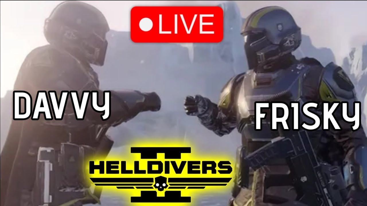 [LIVE] DAVID MA INVATA HELLDIVERS 2! #stream