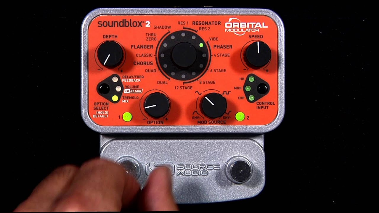 Using the Soundblox 2 Orbital Modulator's Tremolo Effect