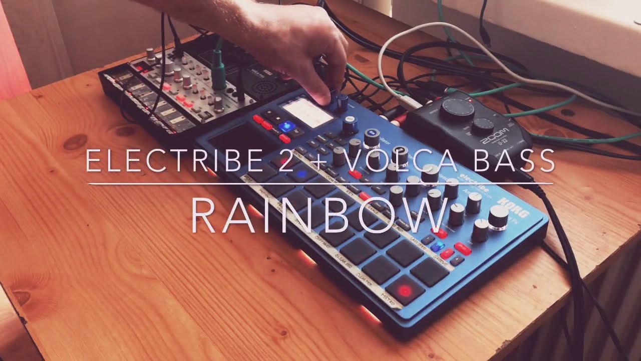 Electribe 2 + volca bass | RAINBOW (Synth Jam)
