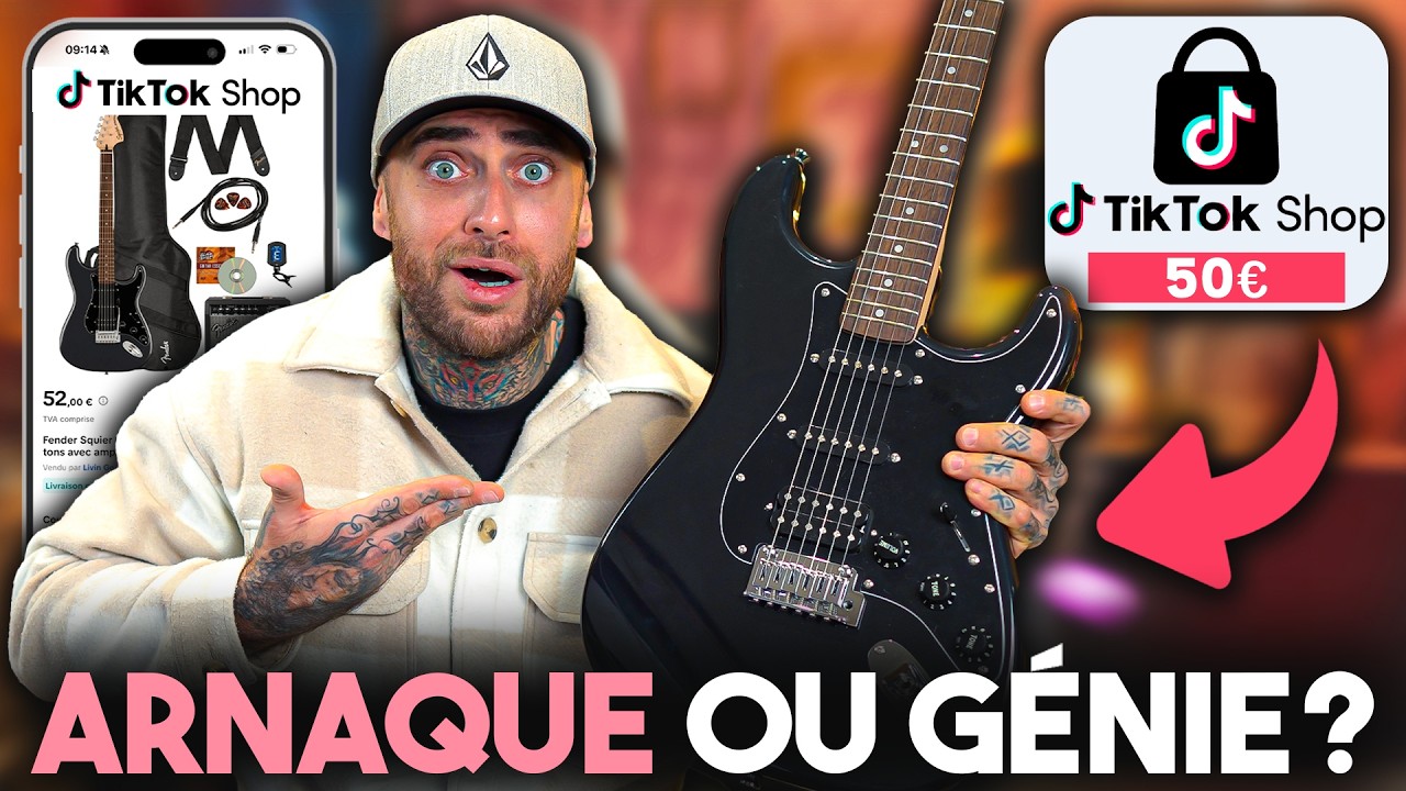 J'AI ACHETÉ UNE GUITARE SUR TIKTOK SHOP À 50€ !
