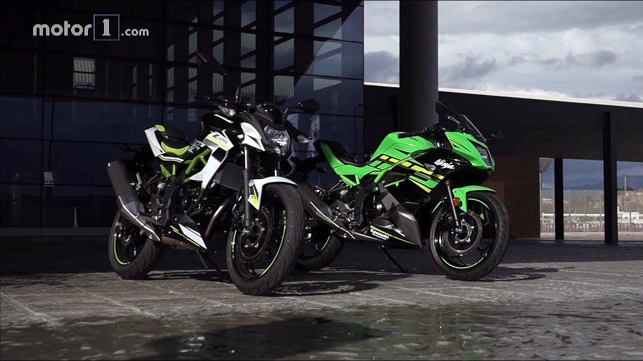 Essai comparatif - Kawasaki Z 125 et Kawasaki Ninja 125