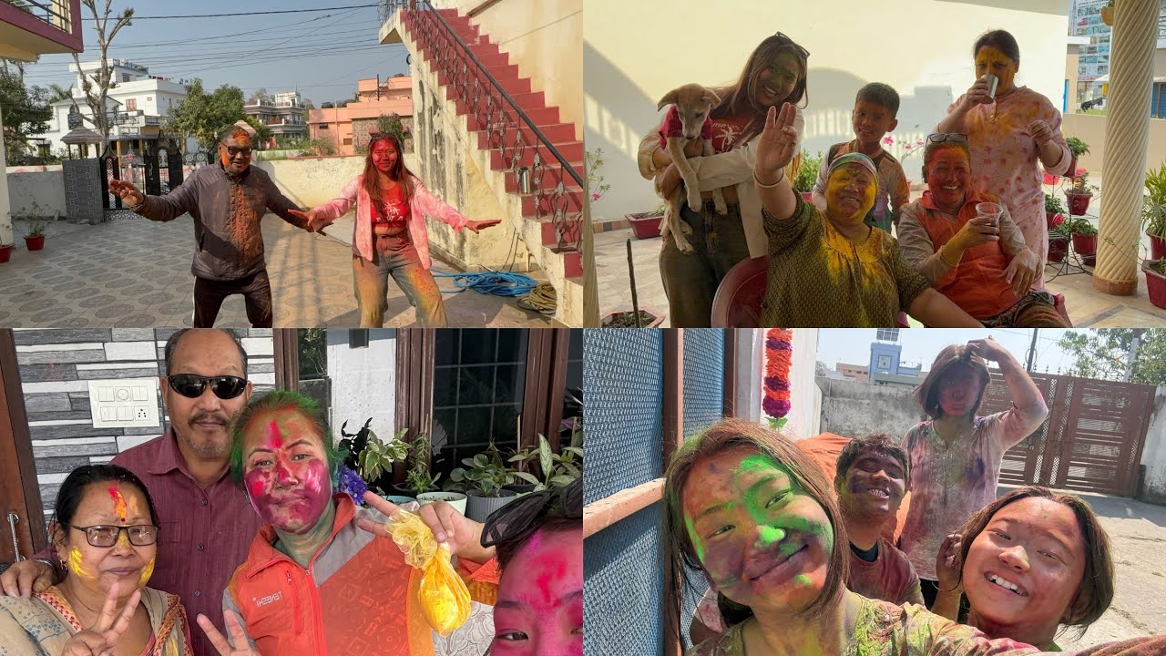 Holi special ￼￼￼￼￼🥳🌈🩷(do like share subscribe guys)#trending #funny #comedy #vlog #subscribe 