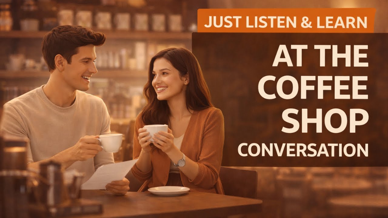 Can You Understand This Coffee Shop Conversation? | Slow English Listening