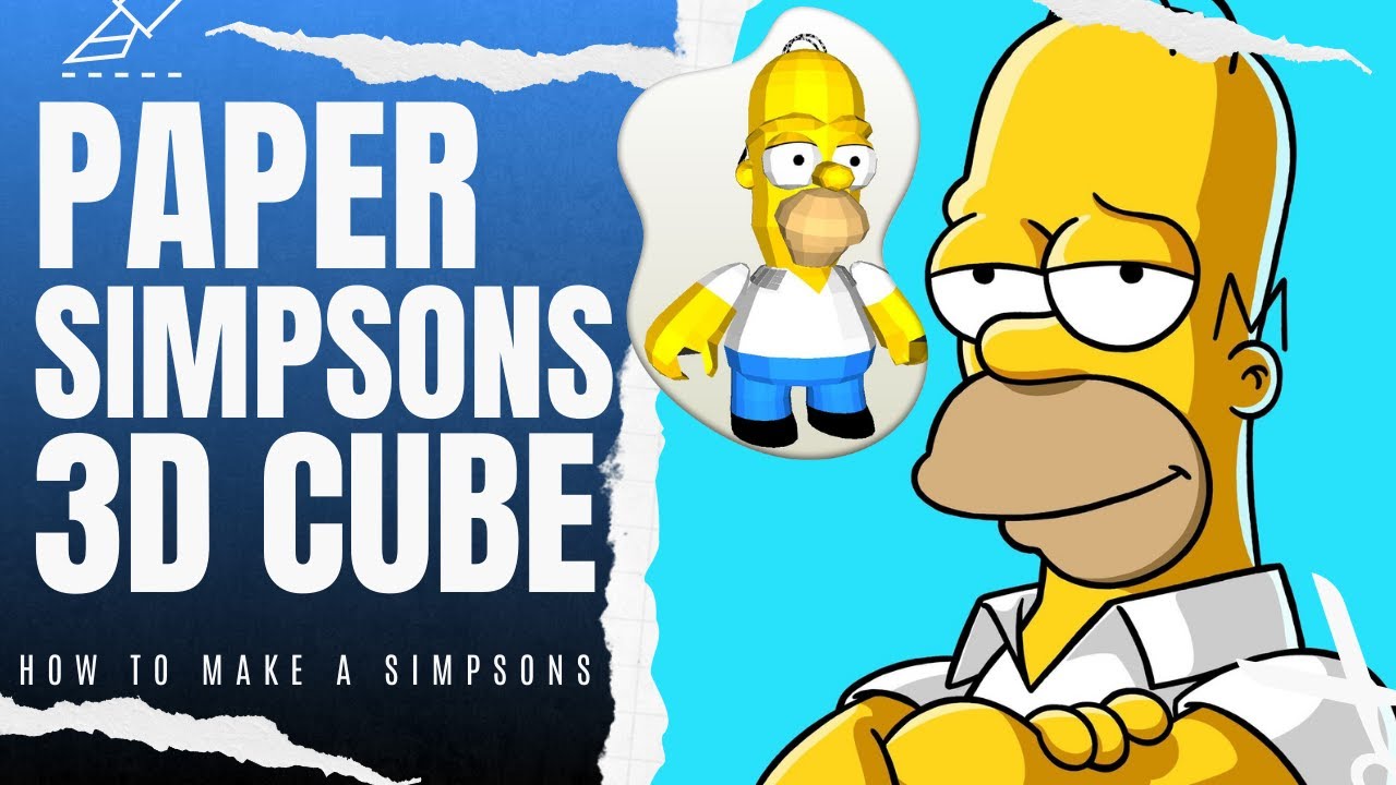 DIY Homer Simpson Papercraft: Unleash Your Inner Artist! / Paper Crafts