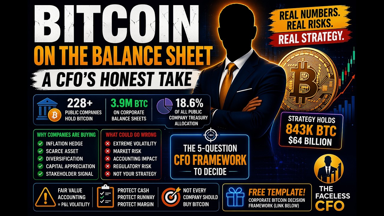 Bitcoin on the Balance Sheet - a CFO's Honest Take