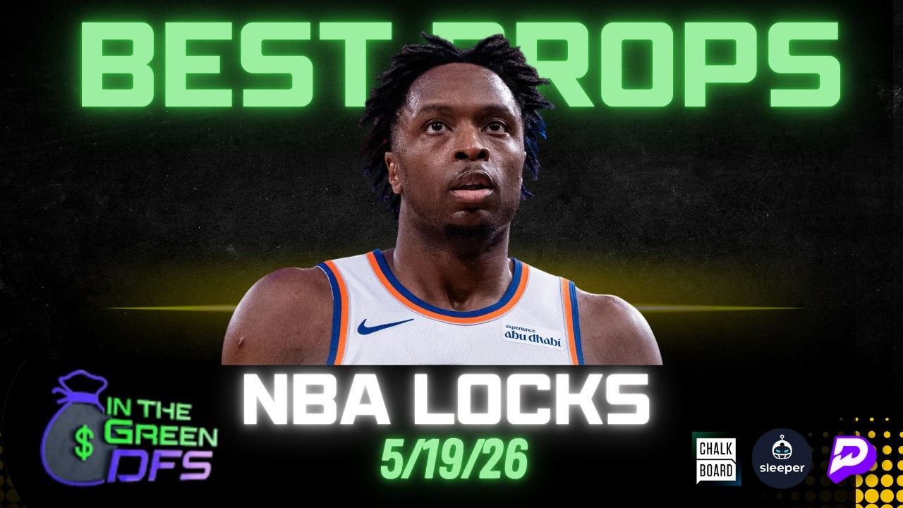 BEST NBA PROPS TODAY | BEST 5 BETS | TUESDAY 5/19/26 | BONUS MLB BET 🔥