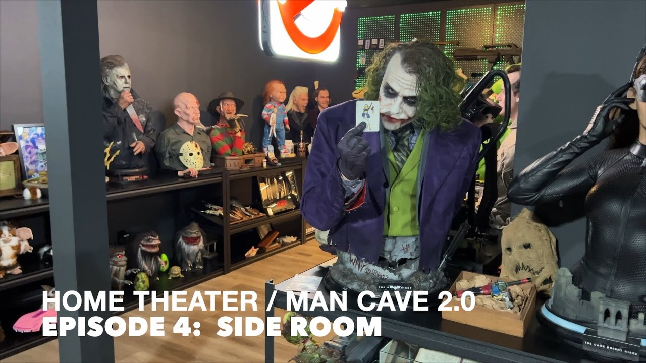 Home Theater / Man Cave 2.0 Episode 4:  Side Room - Horror and Ghostbusters LifeSize Collection