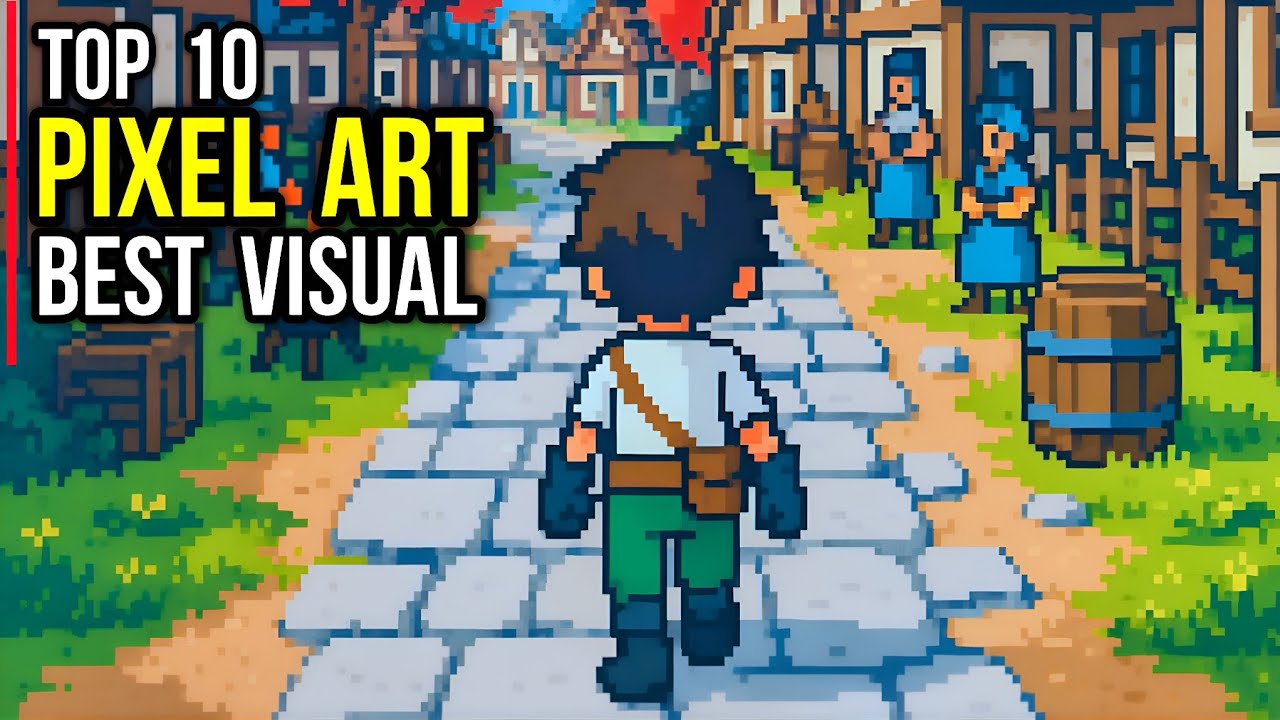 Top 10 Best PIXEL-ART games Android/iOS | Very good visual