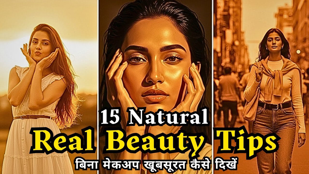 बिना मेकअप के भी अद्भुत सौन्दर्य | Natural Glow Without Makeup