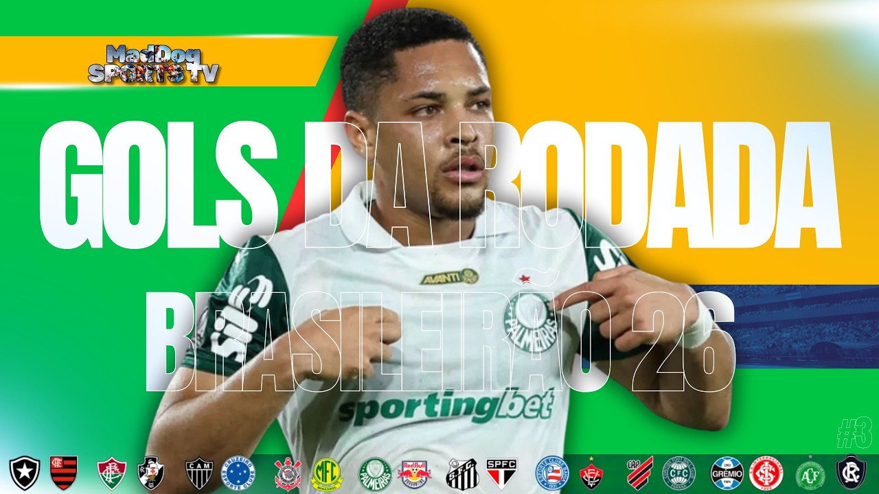 TODOS OS GOLS TERCEIRA RODADA, GOLS DO BRASILEIRÃO, GOLS DE HOJE,GOLS DA RODADA (COMPLETO)⚽