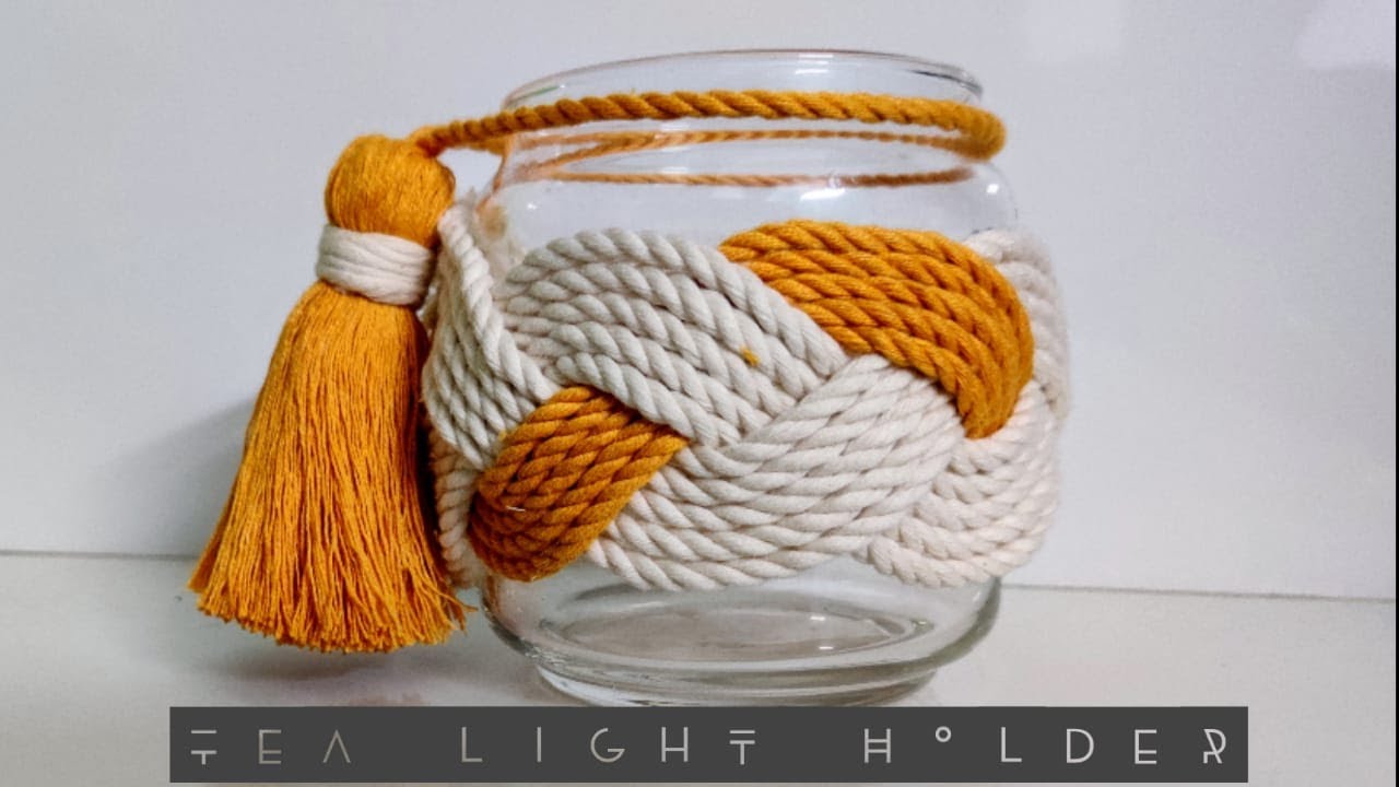DIY EASY TO MAKE TEA LIGHT HOLDER TUTORIAL