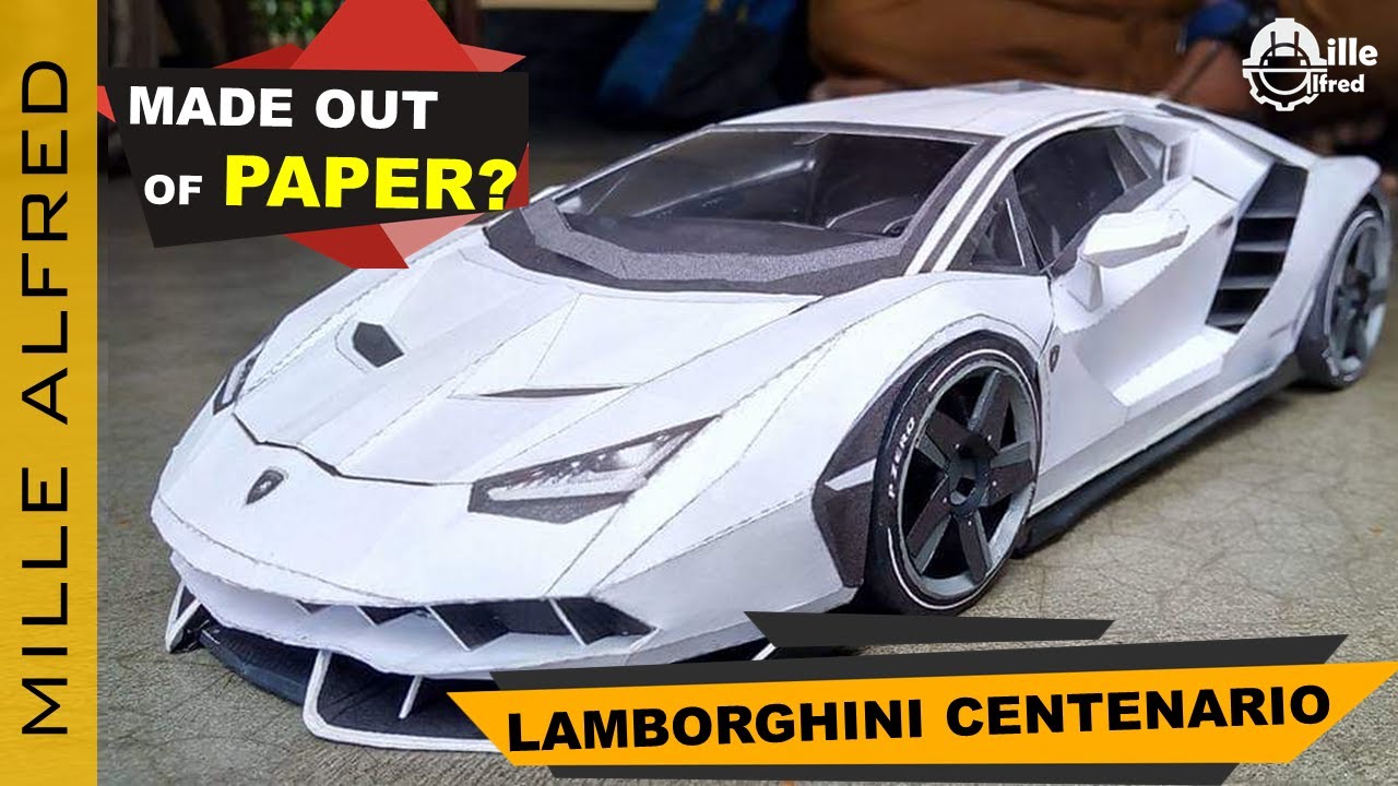 Lamborghini Centenario | Papercraft | Madeout of paper | Review and Tutorial