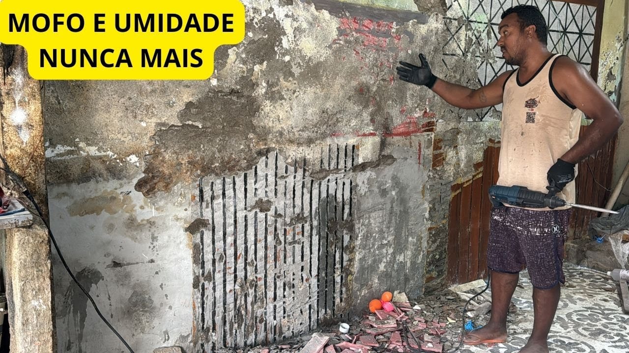 VEJA QUE IDEIA BRILHANTE UMIDADE E INFILTRAÇÃO NA PAREDE MOFO NUNCA MAIS!
