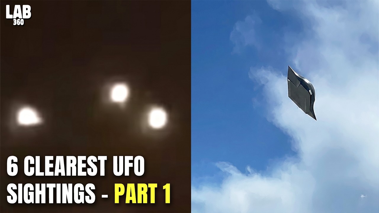 6 Clearest UFO Sightings - Part 1 I Shocking Footage Caught On Camera