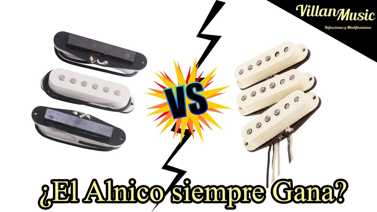 Pastillas Single Coil Ceramicas vs Alnico V / Charlando Acerca