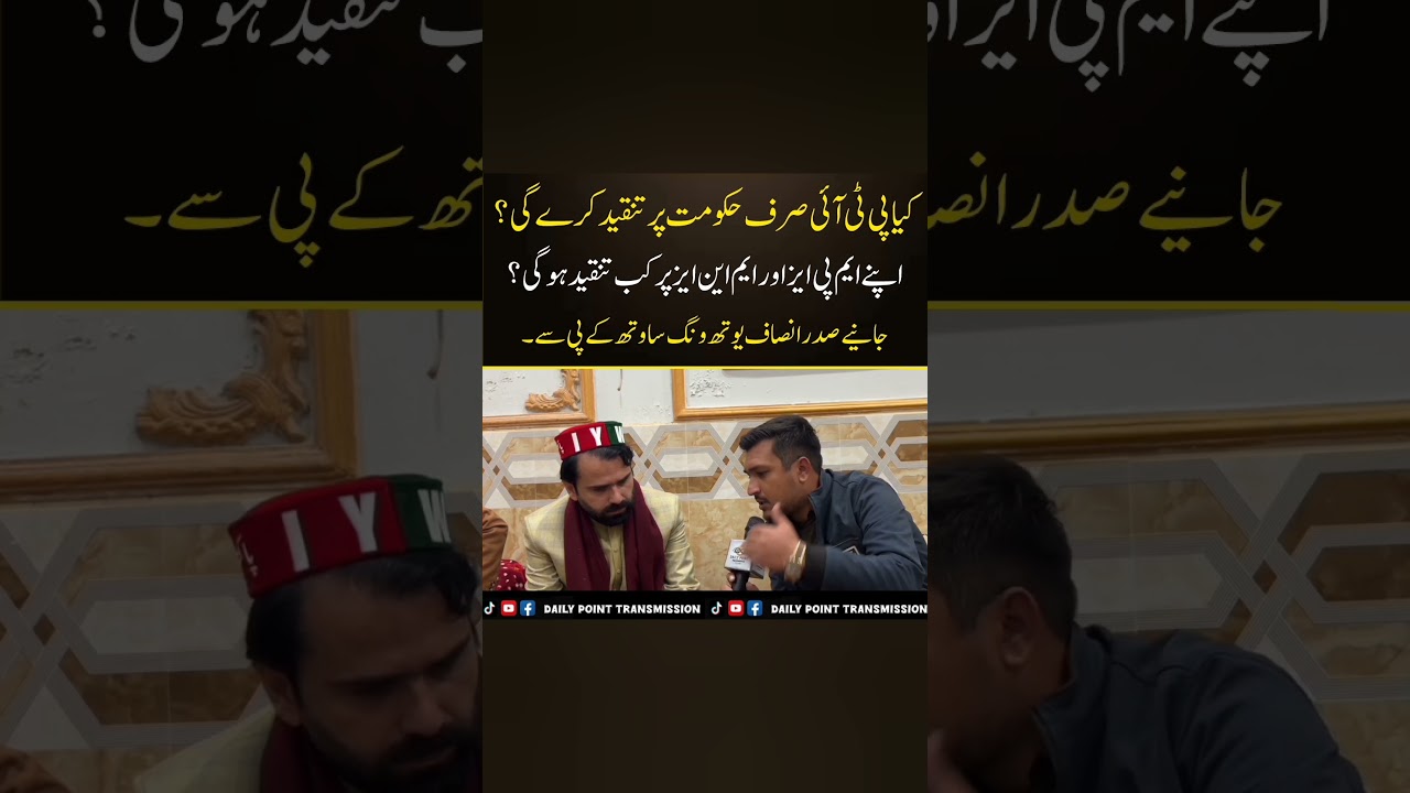 Will PTI criticize its MPAs and MNAs besides the government? #pti #shorts